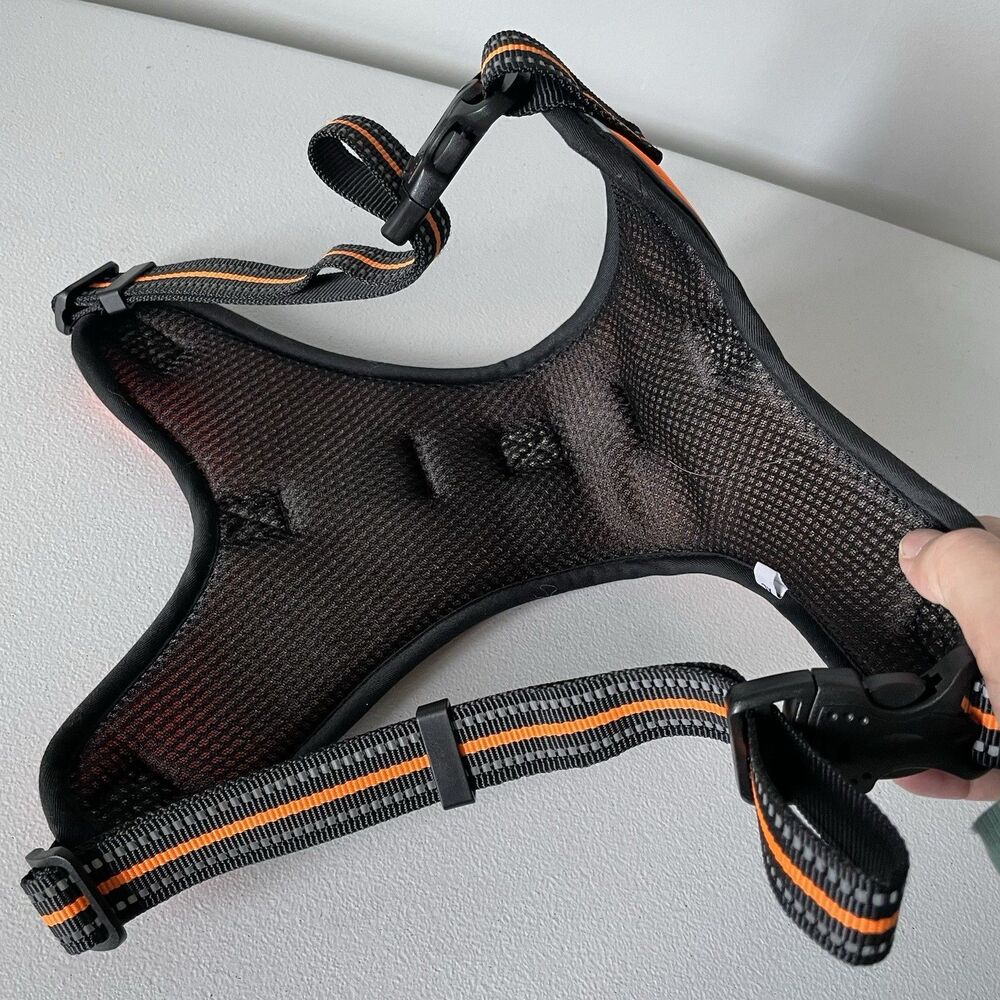 TAILUP No-Pull Dog Harness Orange Black For Walking & Training Safely Size XL - Picture 8 of 10